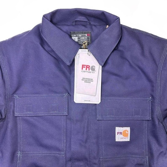 NEW CARHARTT FLAME-RESISTANT DUCK TRADITIONAL COAT QUILT-LINED - WARM 3, CAT 4 S - Picture 2 of 5